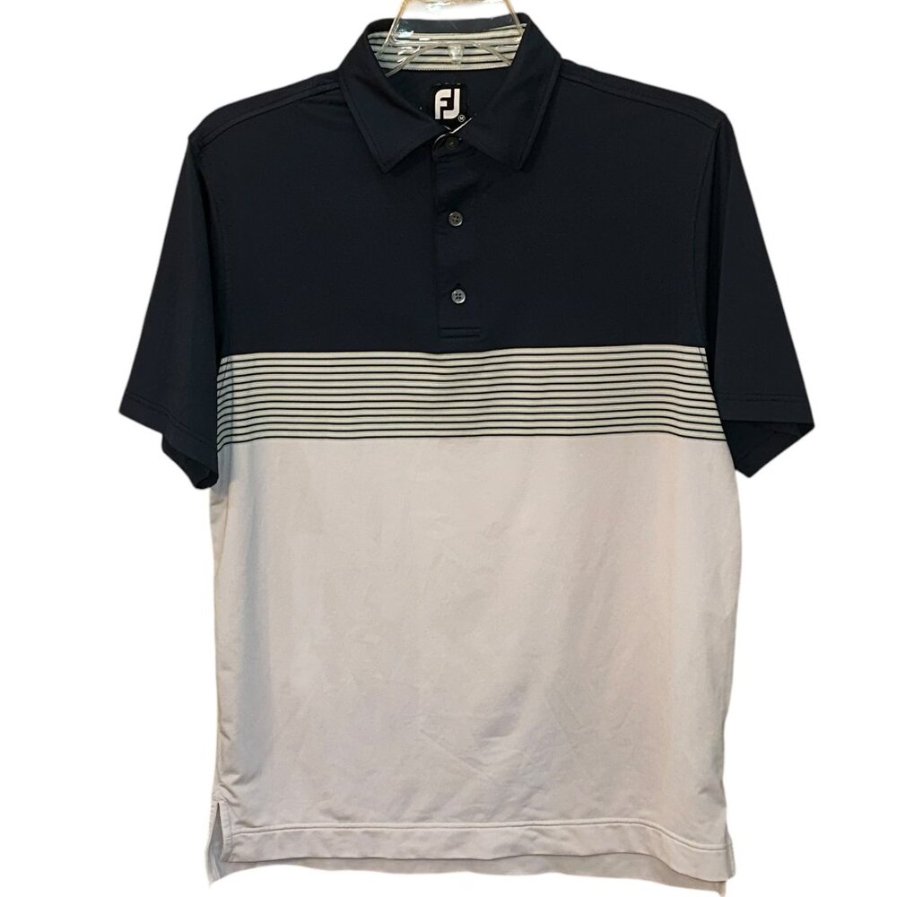 Men FootJoy (FJ) Performance ProDry Polo Golf Short Sleeve‎ Collar Shirt Medium